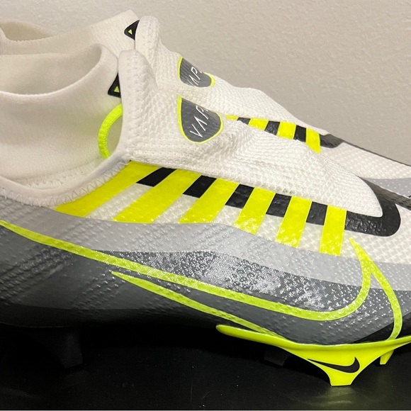 Nike Vapor Edge Pro 360 Black/Red Football Cleats Mens Size 7 DQ3670-071 - Picture 8 of 10